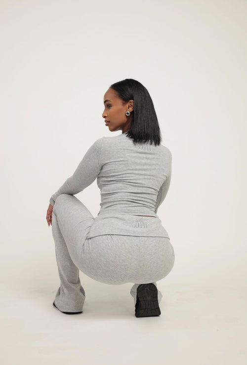 Aläi Flare Foldover Set - Grey