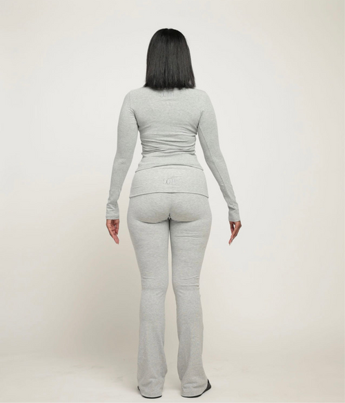 Aläi Flare Foldover Set - Grey